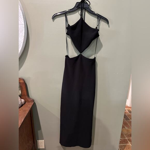 Bec & Bridge Iris Cut-Out Halter A-Line Midi-Dress - Picture 4 of 10